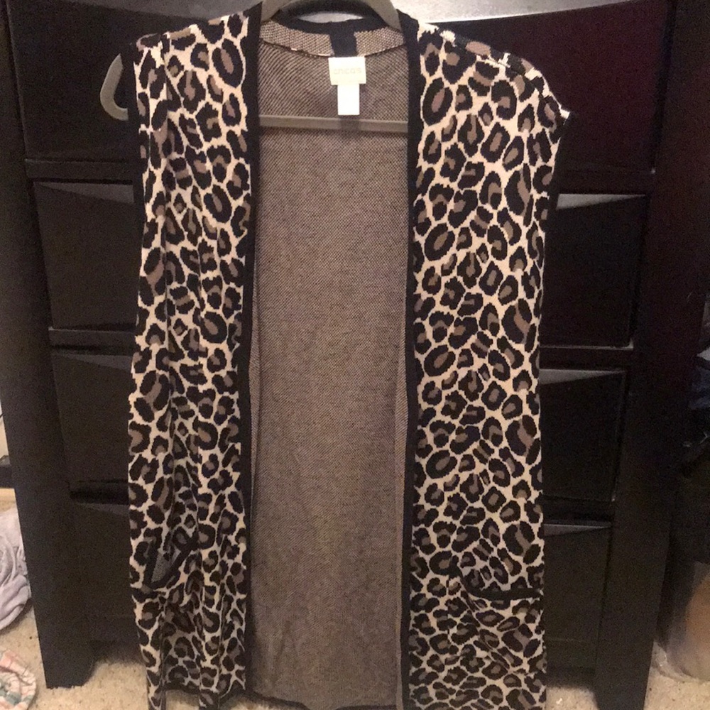 Cheetah print sweater